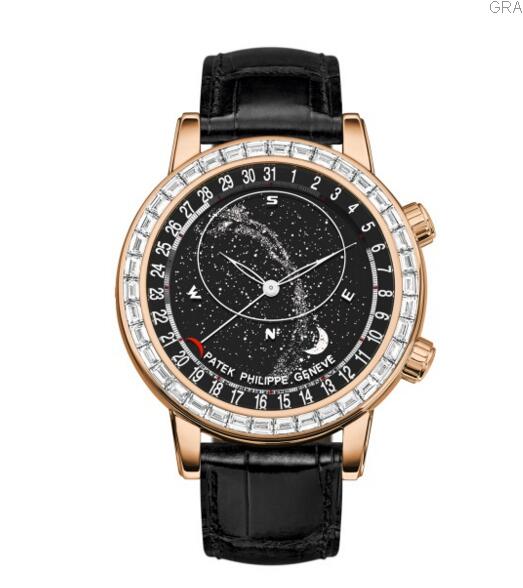 Patek Philippe replica Grand Complications Diamond & Rose Gold Celestial 6104R-001